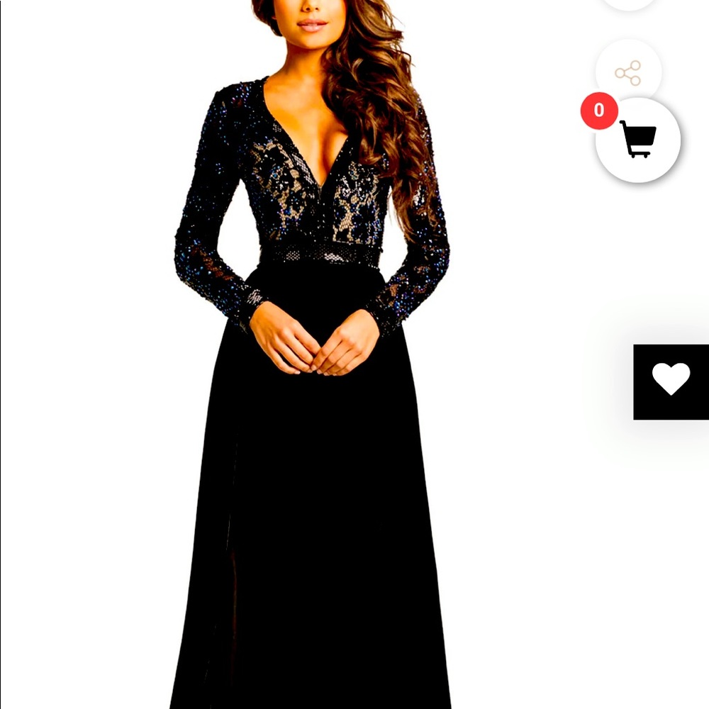 Formal Johnathan Kayne gown never worn but cannot return.